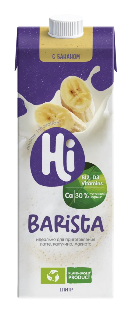 Растительное молоко Hi Barista банановое, 1 л